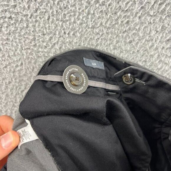 Bonobos Pants Men's 32x32 Gray Tuesday Dress Hook Loop Flat Front Straight READ - Picture 12 of 13